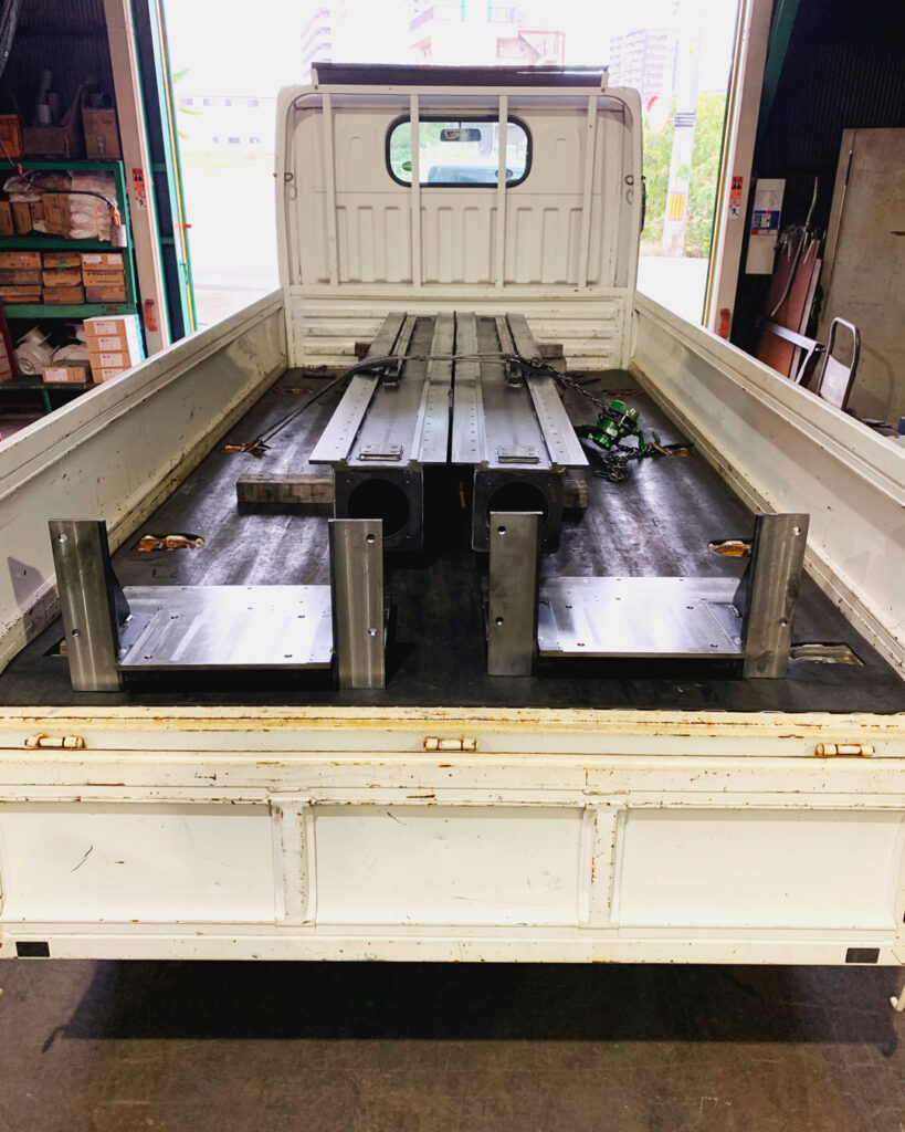 溶接品、製缶搬出